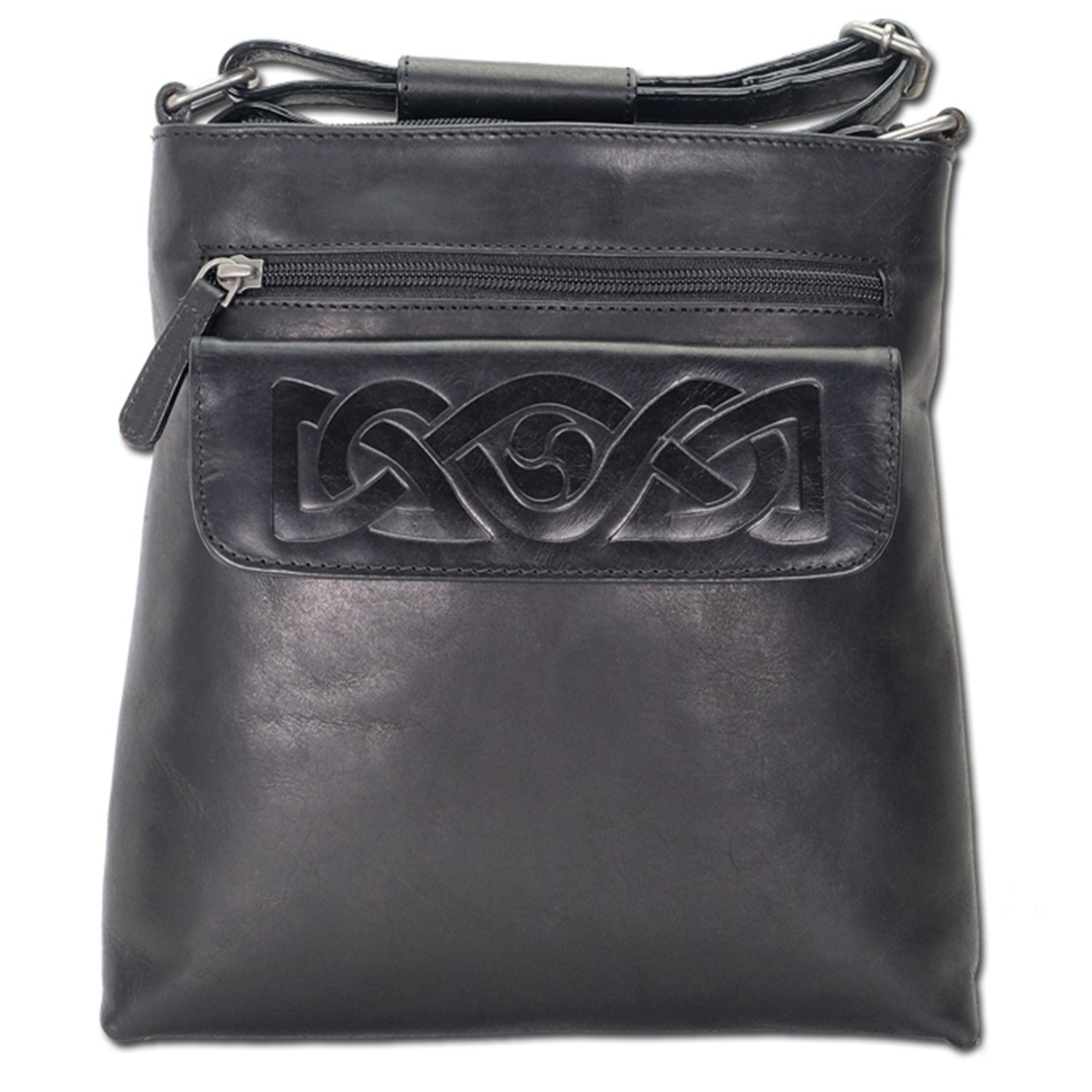 12001 BLK, Mary Leather Bag BLK