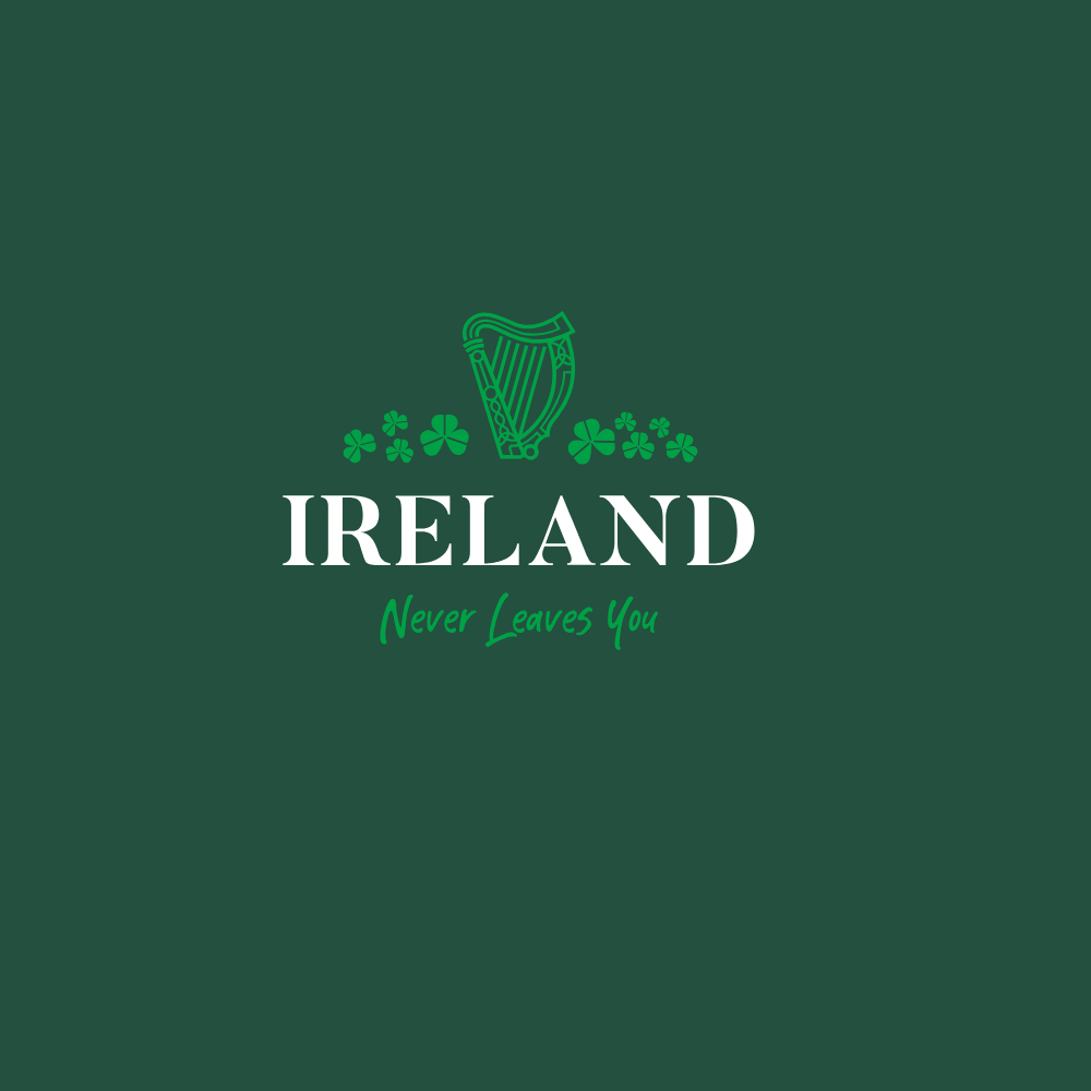 Ireland Never Leaves You T-Shirt - Bottle Green