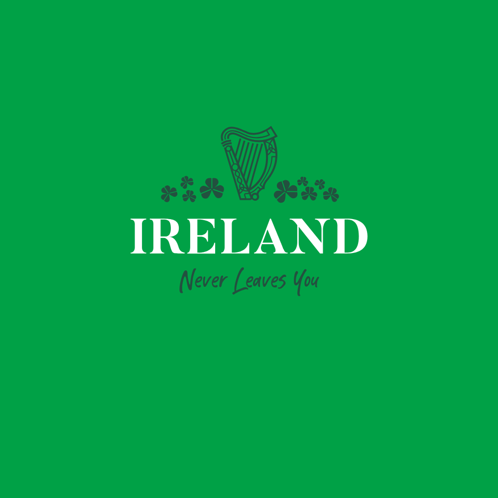 Ireland Never Leaves You T-Shirt - Spring Green
