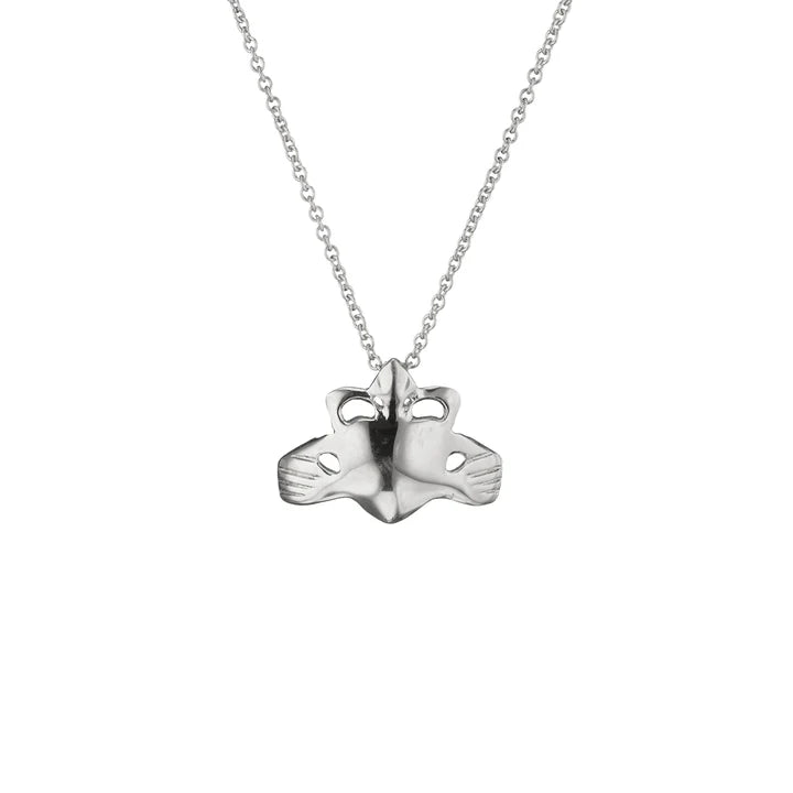 Sterling Silver Claddagh Necklace LOJ/LJCLADFSN