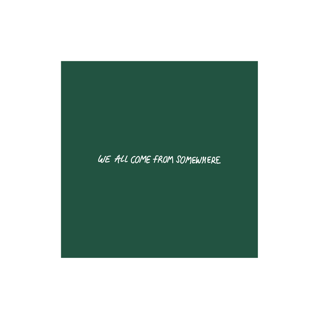 We All Come From Somewhere Sweatshirt - Bottle Green