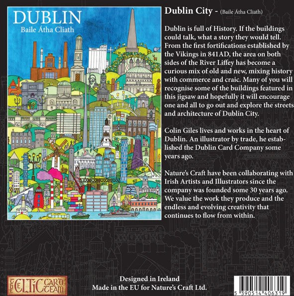 Jigsaw Dublin 1000pc by Colin Giles