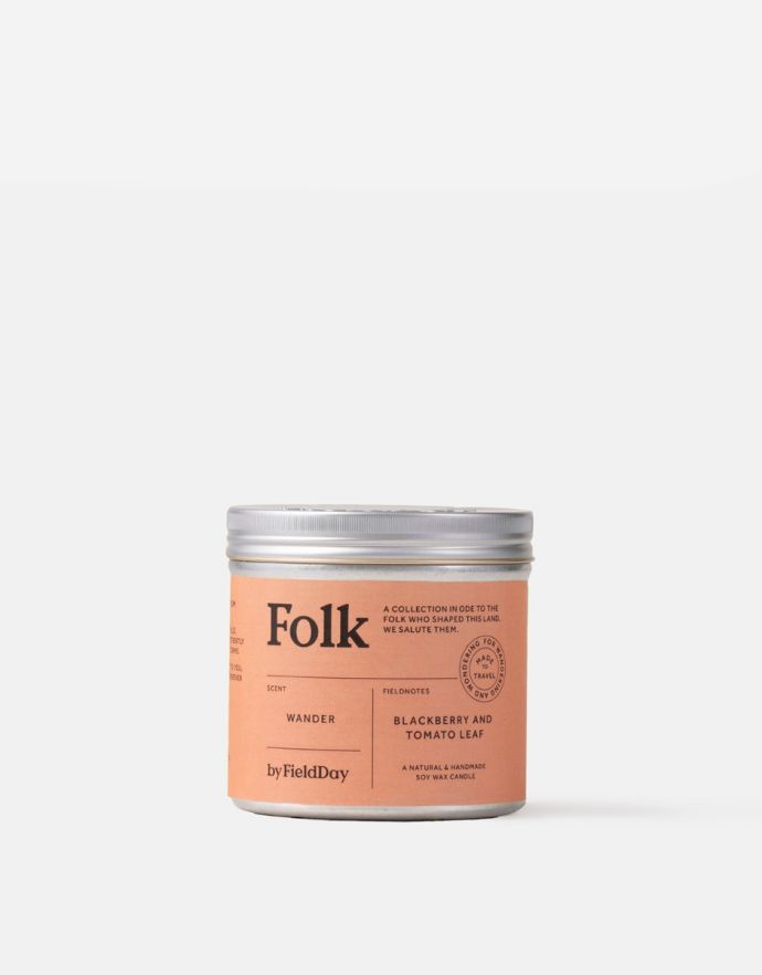 Folk Tin Candle - Wander