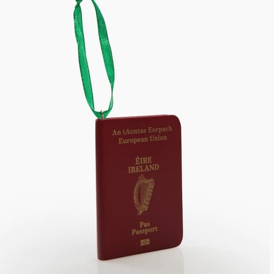 Irish Passport Christmas Decoration