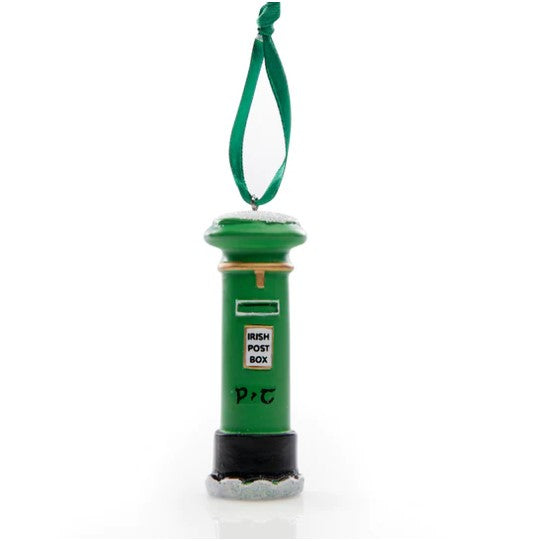 Irish Postbox Christmas Decoration