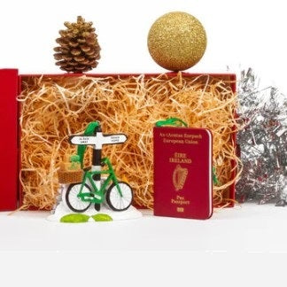 Irish Passport and Bicycle Decoration Gift Box Set