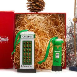 Irish Postbox and Telephone Box Decoration Gift Box Set