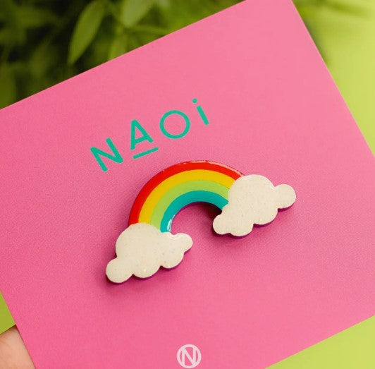 Rainbow Pin Brooch