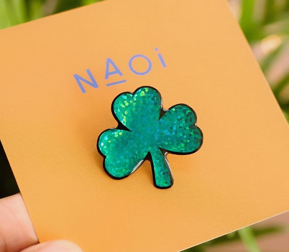 Shamrock Pin Brooch