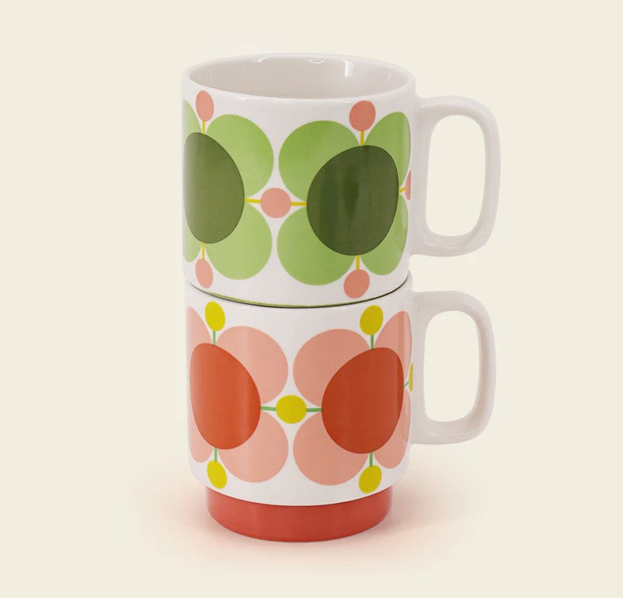 Mug Set of 2 - Bubble Gum & Basil