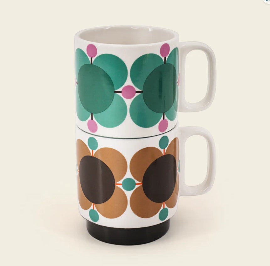 Mug Set of 2 - Jewel and Latte