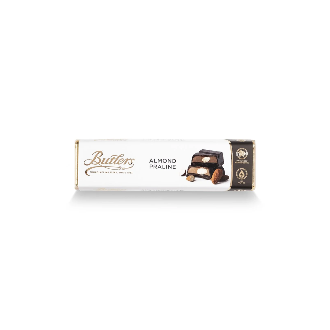 75g Dark Chocolate Almond Praline Bar