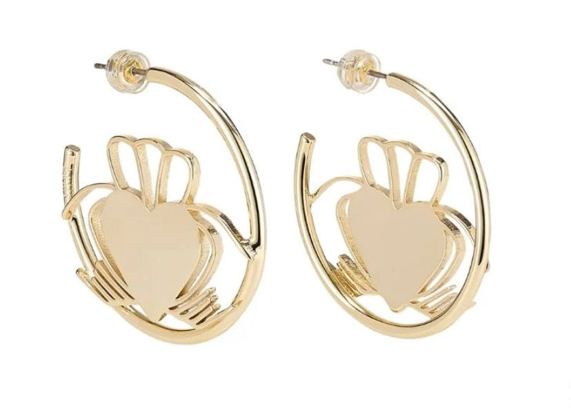 Heart Strong Hoops - Gold