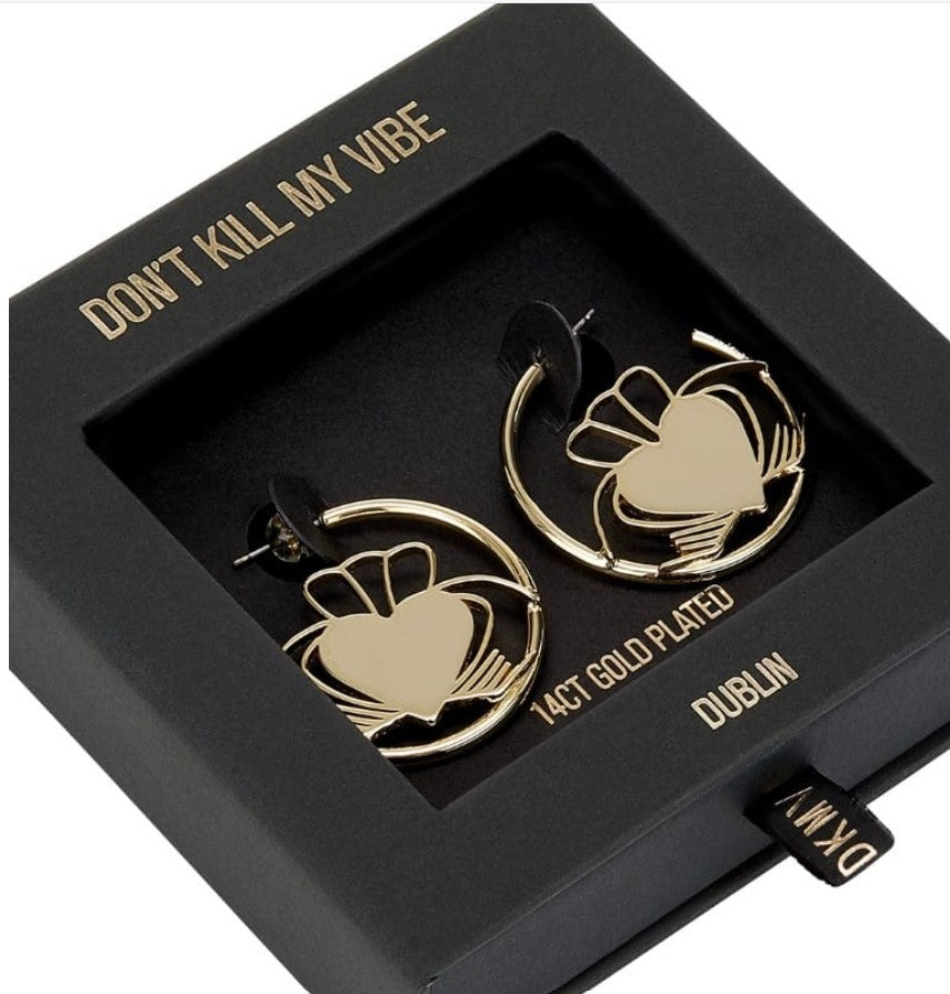 Heart Strong Hoops - Gold