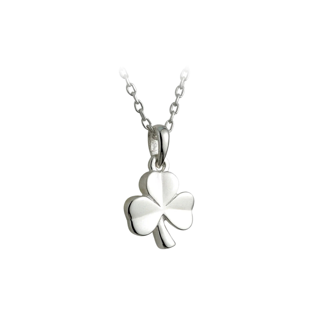 SILVER KIDS SHAMROCK PENDANT - S44719