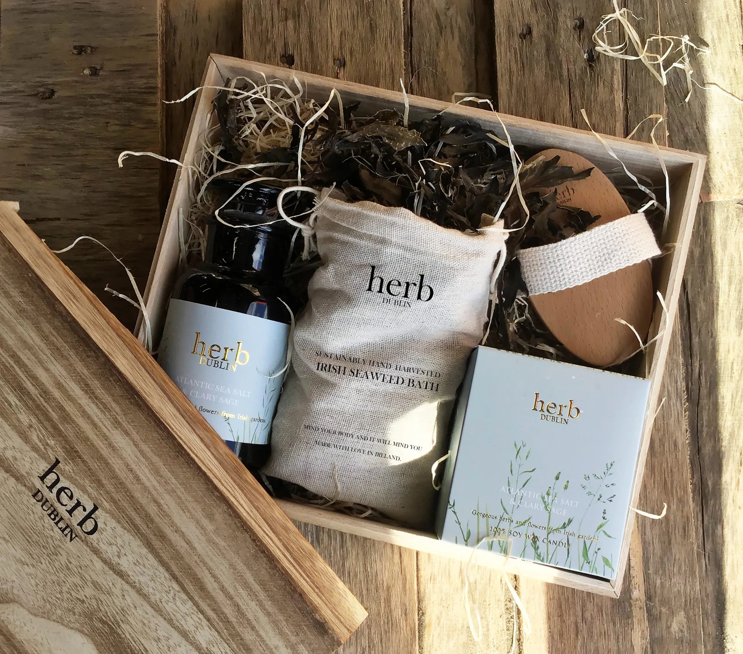 HERB SEAWEED BATH BOX-ATLANTIC SEASALT