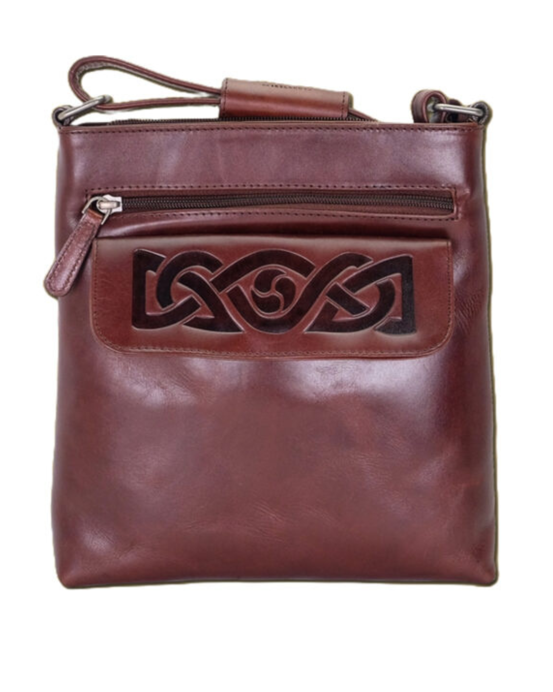 12001 BR, Mary Leather Bag BRN