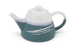 157255 Paul Maloney Pottery Teal Tea Pot
