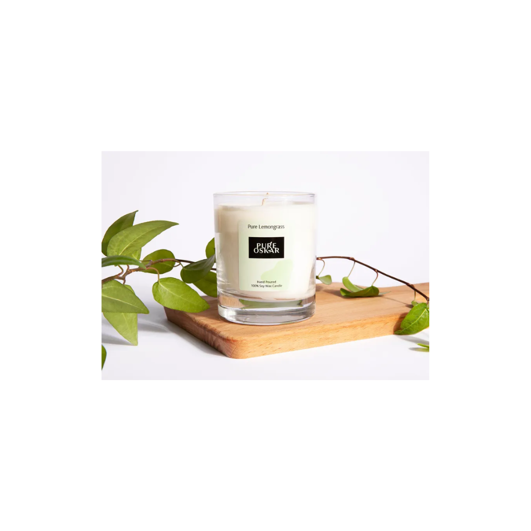 Pure Lemongrass 100% Soy Wax Candle