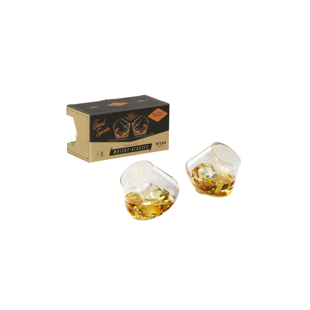 Rocking Whisky Glasses, Set of 2