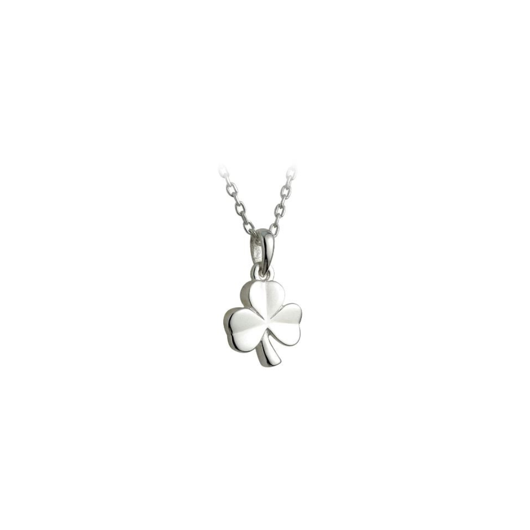 SILVER KIDS SHAMROCK PENDANT - S44719