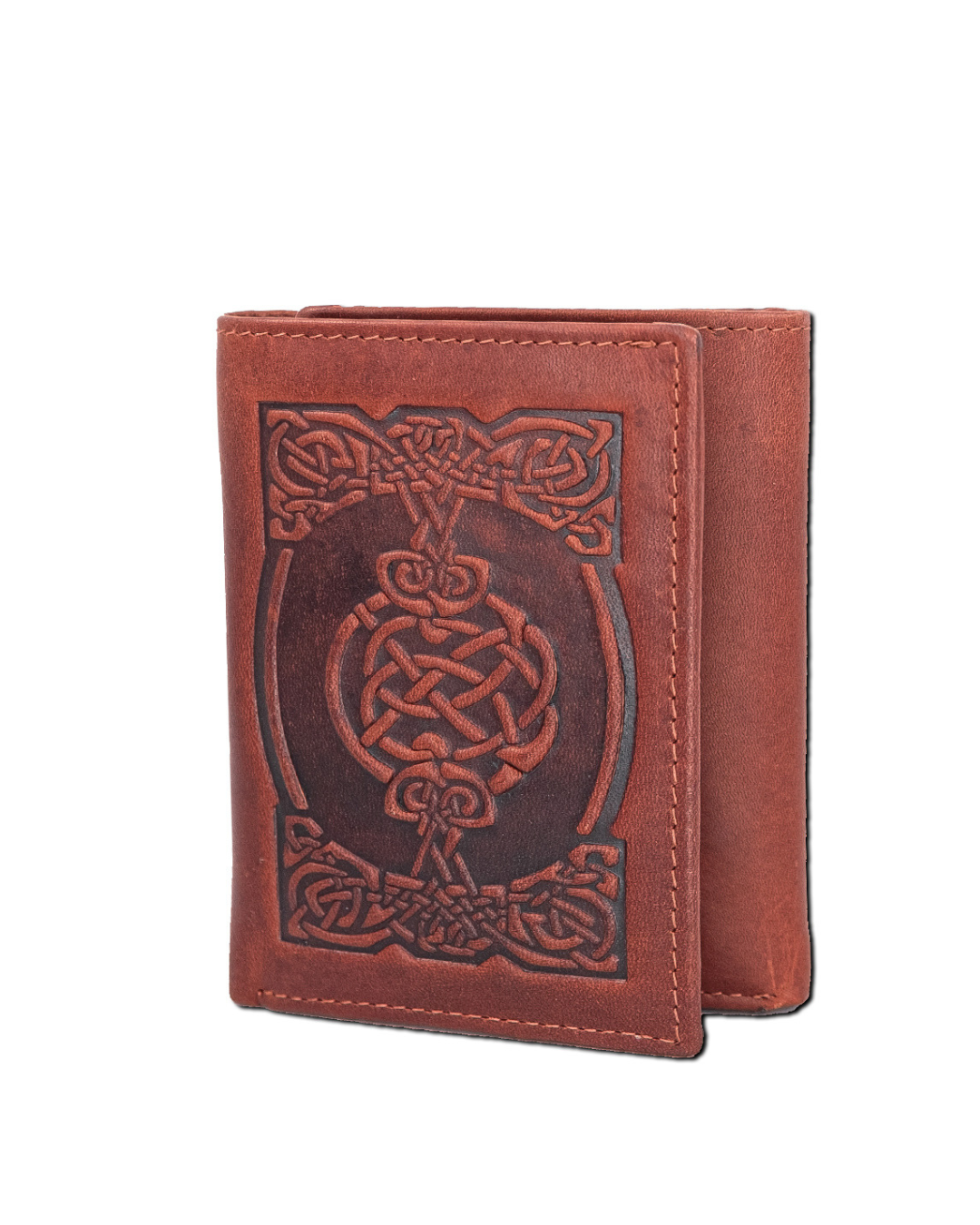 10155 TAN, Sean Tri-Fold Leather Wallet TAN