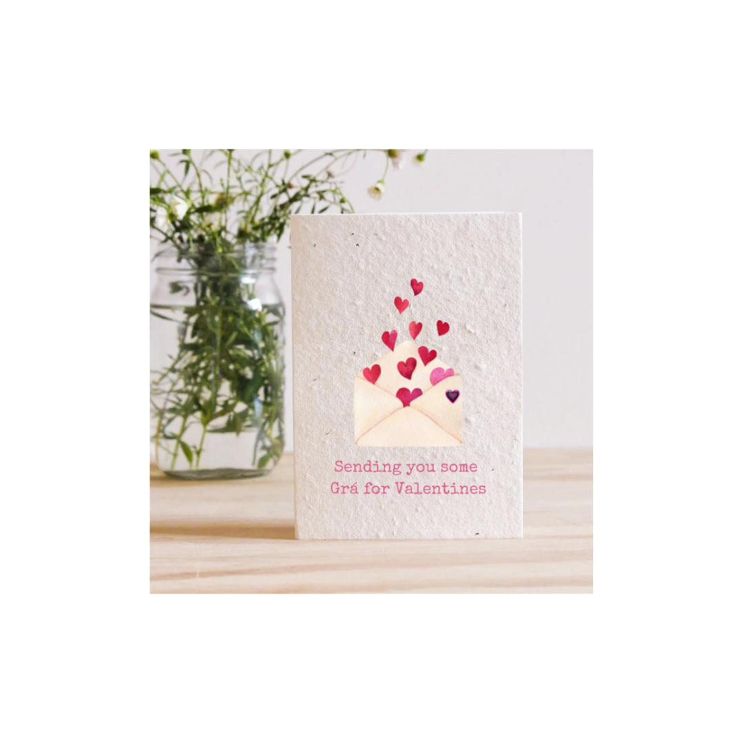 Sending Grá For Valentines Seed Card