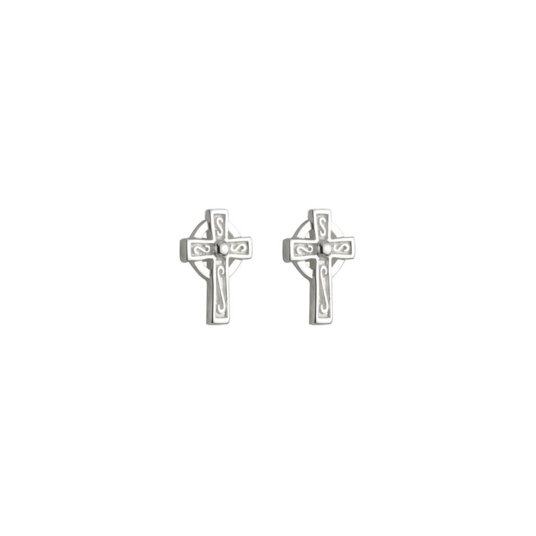 SILVER KIDS CELTIC CROSS PENDANT - S44722