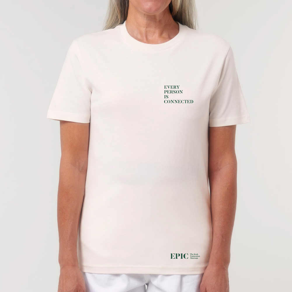 Every Person Is Connected T-Shirt -Cream