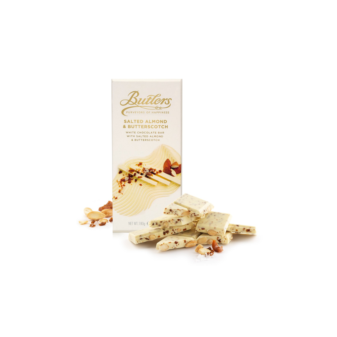 White Salted Almond & Butterscotch Bark