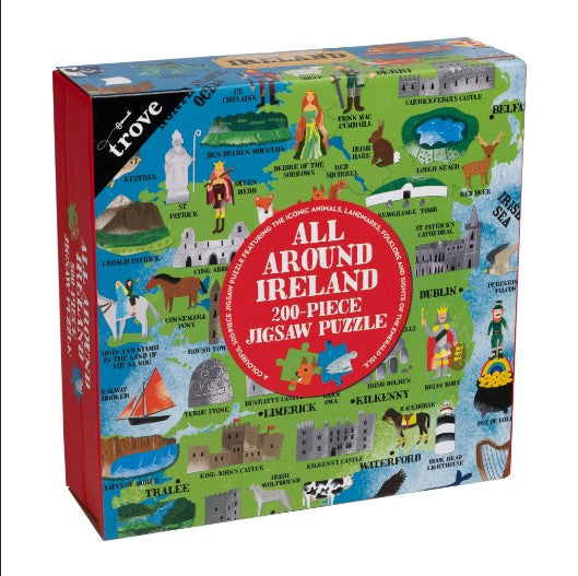 All Around Ireland Map Kids Jigsaw