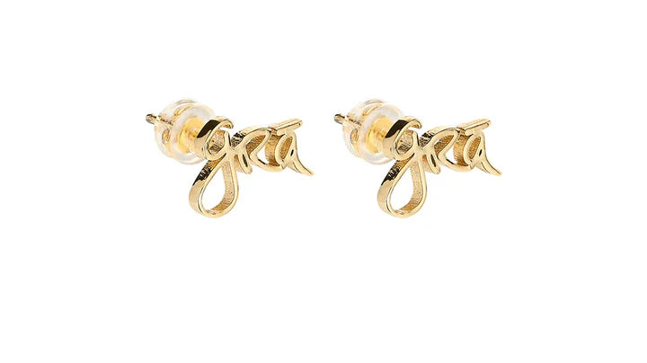 Grá Beag Stud Earrings - Gold