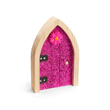 Load image into Gallery viewer, Irish Fairy Door - Glitter Pink
