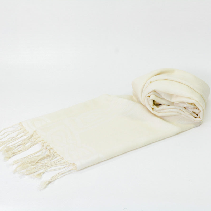 Patrick Francis Pashmina - White