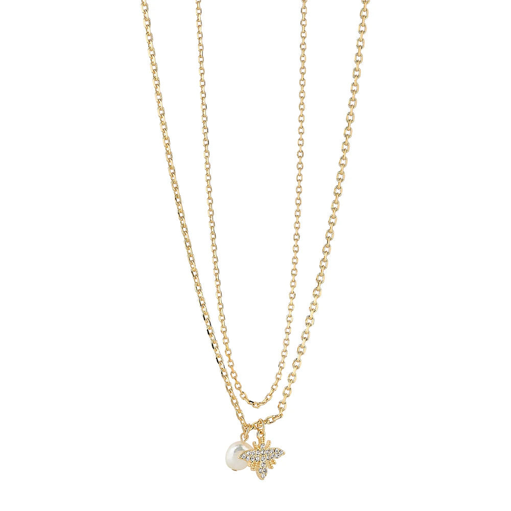 Sparkling Bee Necklace